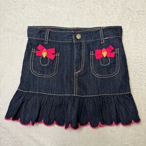 Gymboree Ice Cream Sweetie Dark Denim Skirt